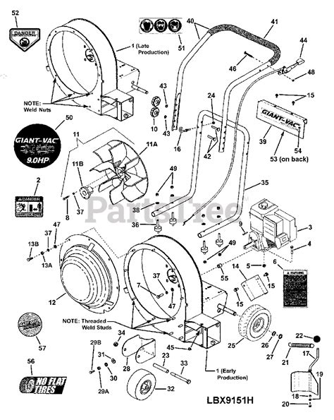 Giant-Vac LBX9151H (3085659) - Giant-Vac 15" Extreme Leaf Blower, 9hp GIANT-VAC MODEL LBX9151H ...