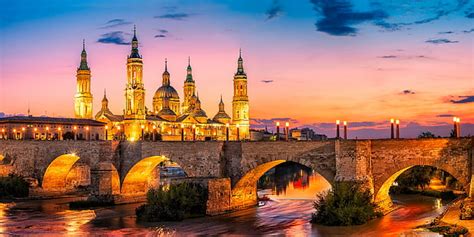 HD wallpaper: building, cathedral, europe, spain, zaragoza, our lady of the pilar | Wallpaper Flare