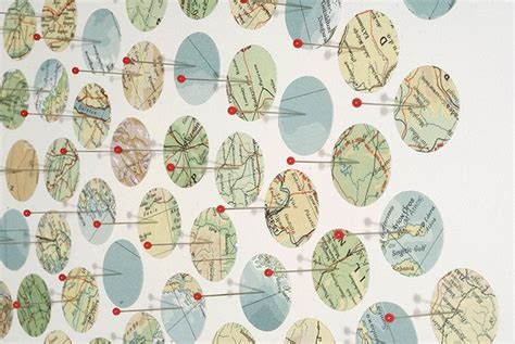 Gorgeous Collages Made Entirely Of Old Maps | Map art, Collage making, Map collage