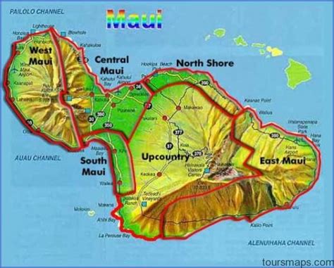 Map of HAWAII MAUI - ToursMaps.com