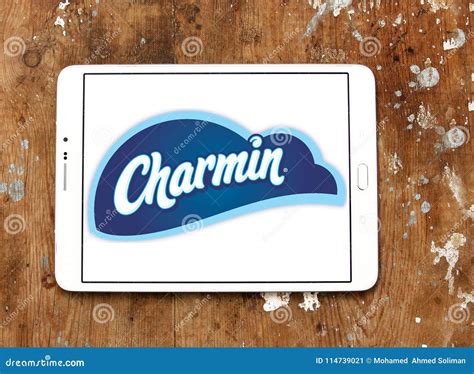 Charmin Toilet Paper Brand Logo Editorial Photo - Image of procter, vector: 114739021