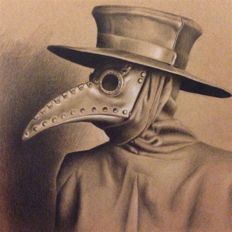 Plague Mask Drawing at GetDrawings | Free download