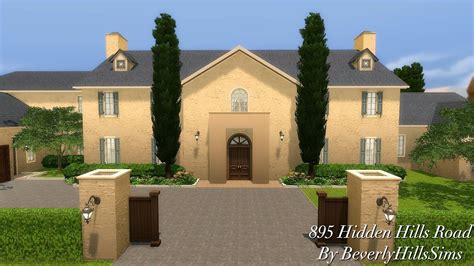 895 Hidden Hills Road A Tuscan Villa style mansion... | Beverly Hills Sims