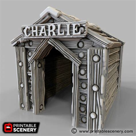 Dog House by Printable Scenery 3D Printed Tabletop RPG - Etsy