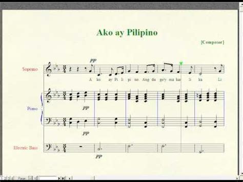 Ako Ay Pilipino Choir Clipart