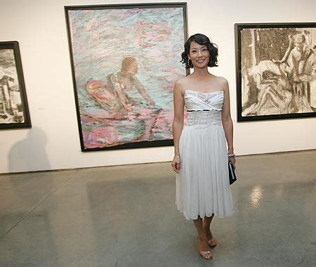 Lucy Liu pretty as a picture at New York art exhibition | HELLO!