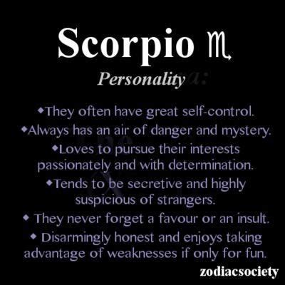 Scorpio Personality | Scorpio Quotes