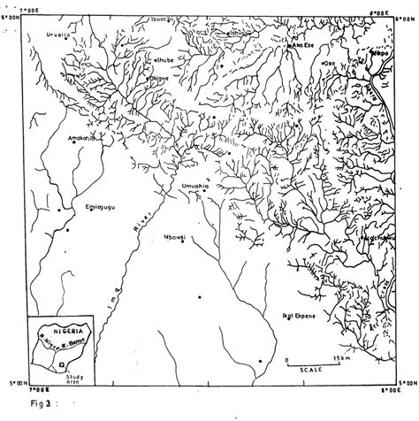 Drainage map of the study area. The drainage is defined by irregular... | Download Scientific ...