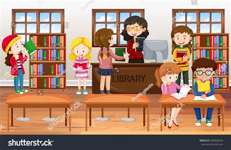 9,126 Library Clipart Images, Stock Photos & Vectors | Shutterstock