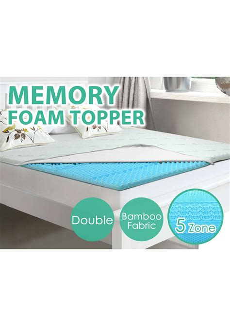 Memory Foam Mattress Topper 5Cm - Double - Onceit