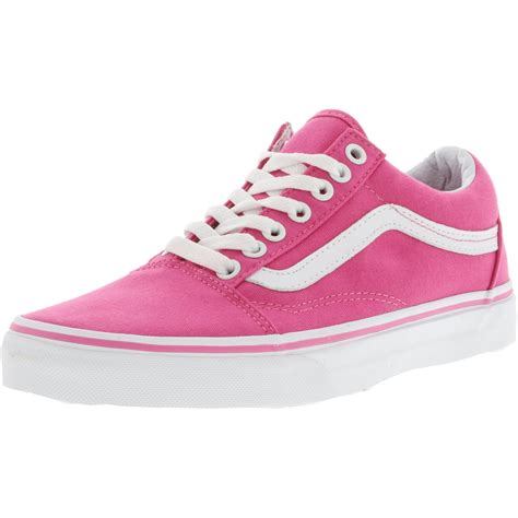 Vans Old Skool Canvas Fandango Pink Ankle-High Skateboarding Shoe - 8 ...