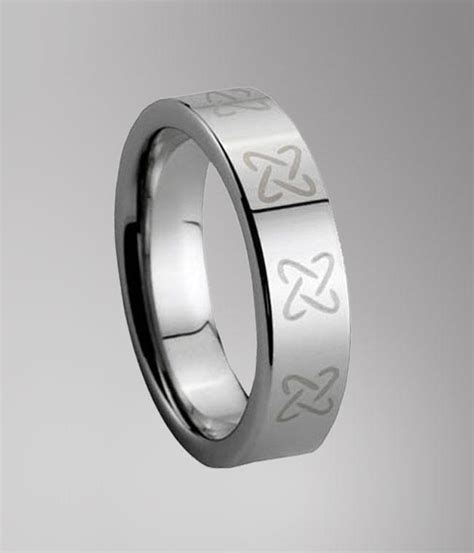 Tungsten Ring with Interlock Laser Engraving by TungstenRepublic on DeviantArt