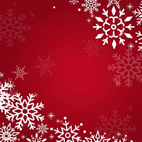 Red Christmas winter holiday background with snowflake vector | free image by rawpixel.com ...