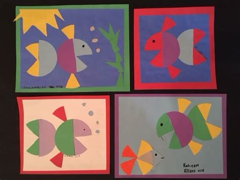 Math Art Part 1: Fraction circle art (3rd-5th) | OK Math and Reading Lady