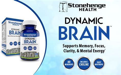 Stonehenge Health Dynamic Brain Supplement - Boost Memory, Focus ...