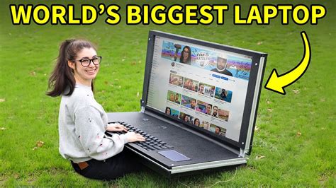 DIY World’s Biggest Laptop - YouTube