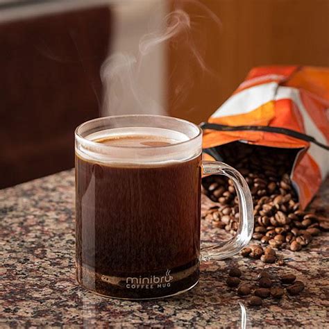 Minibru Coffee Mug for French Press Coffee | Gadgetsin