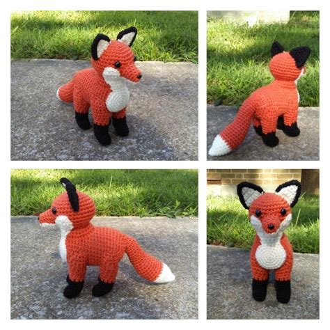 Plush Crochet Fox | Etsy