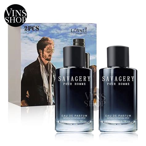 VINS Savagery Man 2 Bottles Perfume Set Gift for Him Savage Charming ...