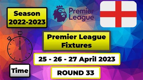 Premier League Fixtures This Weekend 2022/23 | EPL Fixtures This Week ...