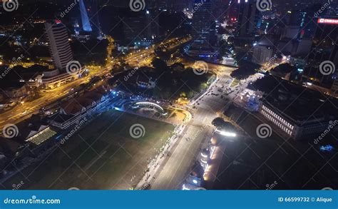 Dataran Merdeka Night Aerial View Stock Photos - Free & Royalty-Free ...