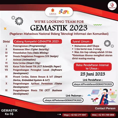 GEMASTIK XVI 2023 - Direktorat Pengembangan Kemahasiswaan