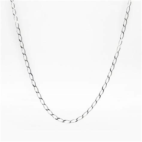 Silver Link Chain Necklace - Sterling-Silver