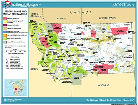 Free Maps of Native American Indian Reservation in U.S. States