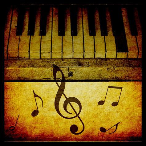 Piano Keys Vintage Background Free Stock Photo - Public Domain Pictures