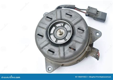 Broken Electric Fan Motor for Car Air Conditioner System on White Background Stock Photo - Image ...