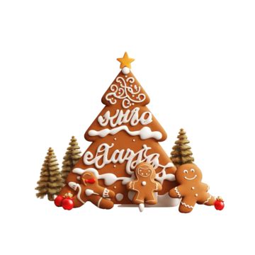 Christmas Sale With Pine Tree Gingerbread And Bells Design, Christmas Offer Theme, Winter Sale ...