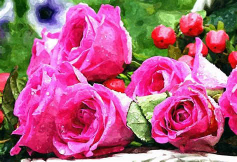 Roses Watercolor Painting Free Stock Photo - Public Domain Pictures
