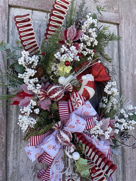 Peppermint Candy Wreath Supply List - Kelea's Florals