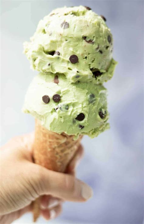 No-Churn Vegan Mint Chocolate Chip Ice Cream | Eating by Elaine