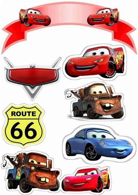 Cars: Free Printable Cake Toppers. - Oh My Fiesta! in english