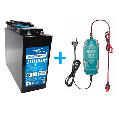 12v 50AH Marine Lithium Deep Cycle Battery + Charger - Terrace Boating ...