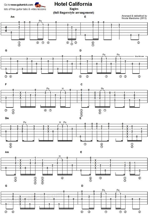 7 best GuitarNick tabs images on Pinterest | Guitar chords, Sheet music ...