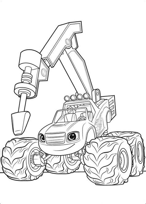 Blaze and the Monster Machines Coloring Pages - Best Coloring Pages For Kids | Buku mewarna ...