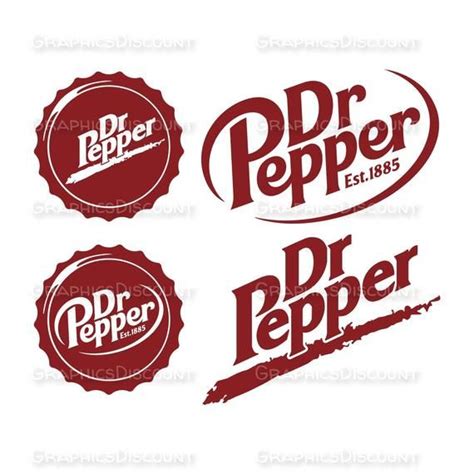 Unofficial Custom Dr Pepper Logo Design. Dr Pepper Clipart Vector | Stuffed peppers, Dr pepper ...