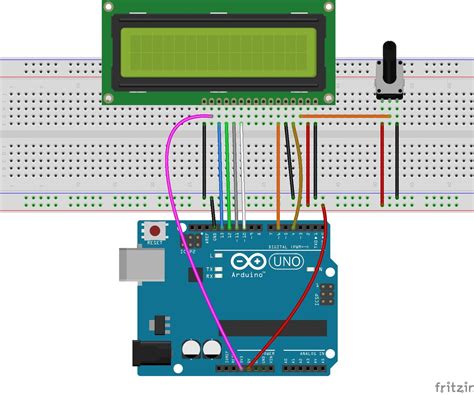 Arduino Lcd Wiring