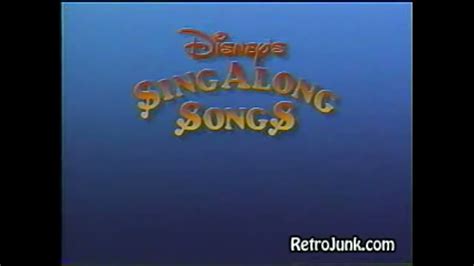 Disney Sing Along Songs 90s