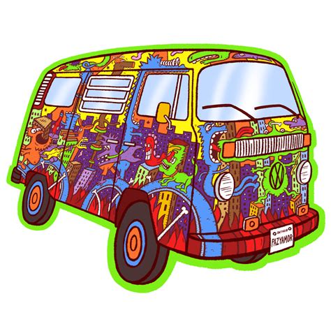 Hippie Van Drawing at GetDrawings | Free download