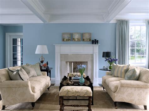 How to decorate light blue living room walls - Warisan Lighting