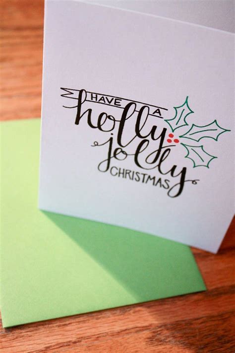 Handmade Calligraphy Christmas Cards You Can DIY | Calligraphy christmas cards, Diy christmas ...