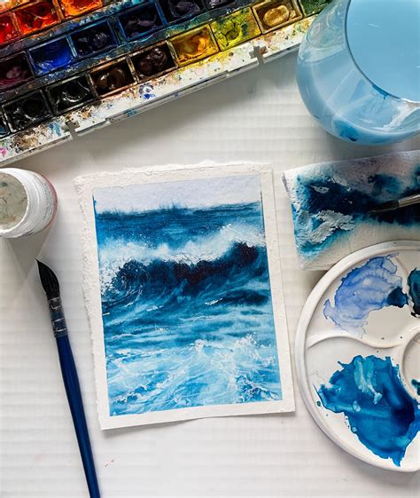 How to draw the sea with watercolor | Ekaterina Azeeva | Skillshare