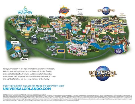 Universal Studios Orlando Map - Map Of The United States