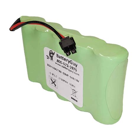 BatteryGuy 6V 2700mAh Nickel Metal Hydride Interlogix Simon XTi Alarm Panel Replacement Battery ...