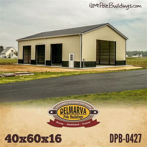 40x60x16 | Pole barn plans, Barn plans, Garage building plans