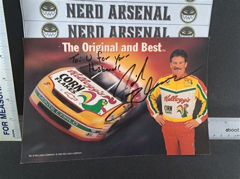 TERRY LABONTE autograph promo photo NASCAR signed for your husband 1995 ...