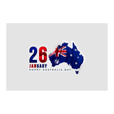 Australia Day Style 6 Sticker - DecalsHouse